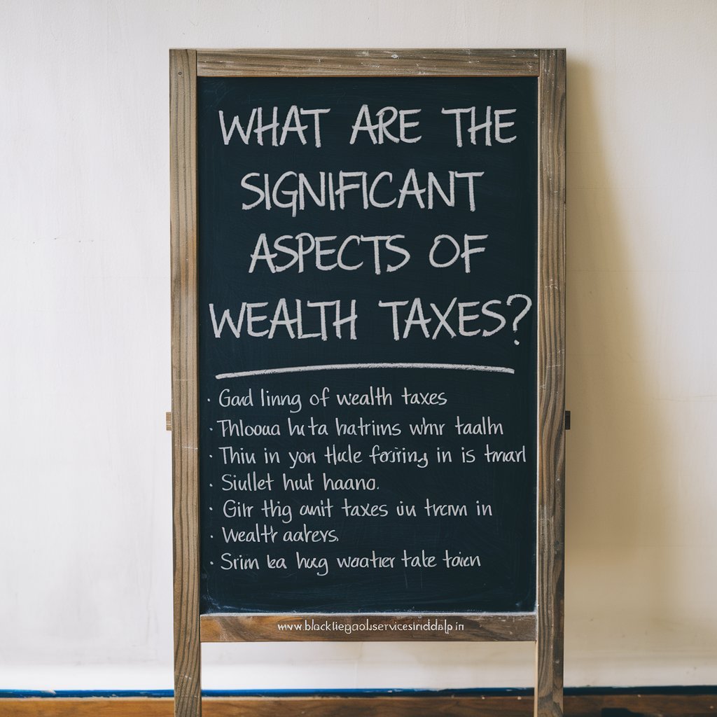 What are the Significance Aspects of Wealth Taxes?