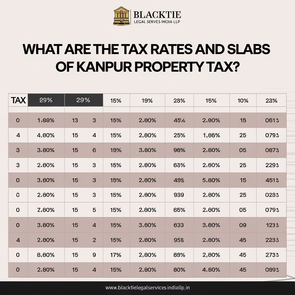 What are the Tax Rates and Slabs of Kanpur Property Tax?