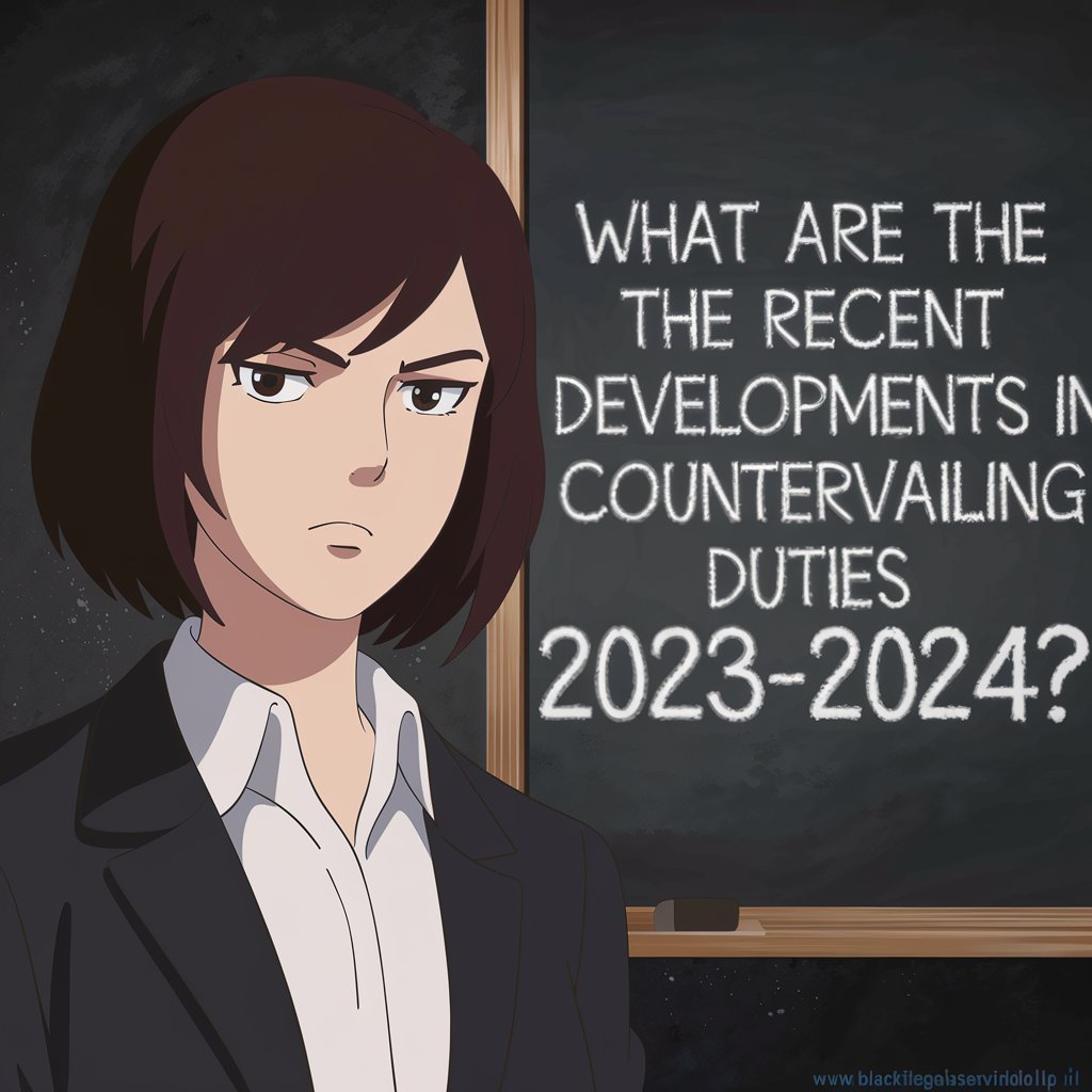 What are the Recent Developments in Countervailing Duties (2023-2024)?