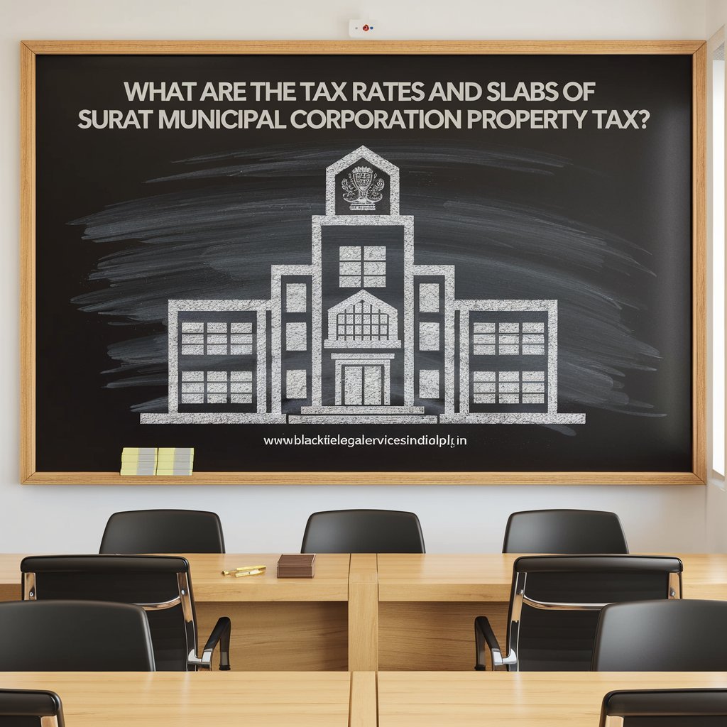 What are the Tax Rate sand Slabs of Surat Municipal Corporation Property Tax?