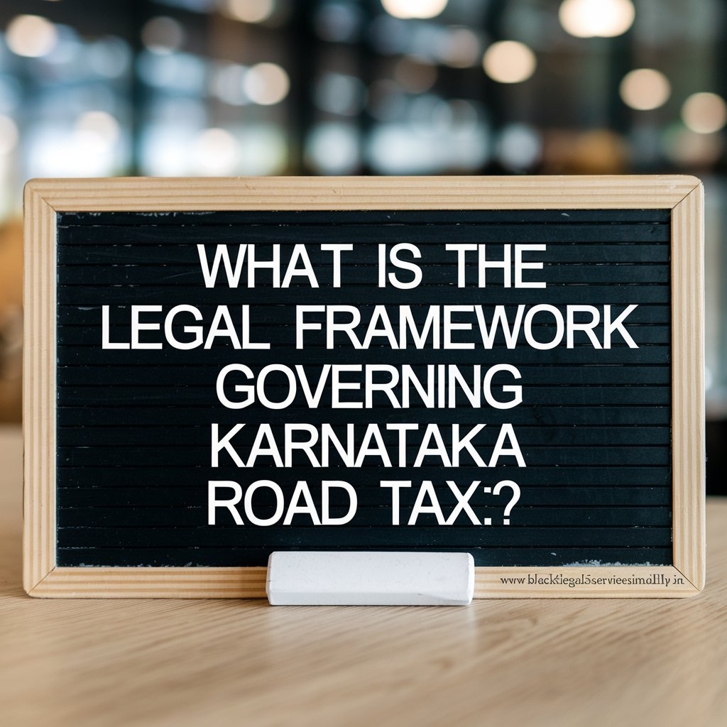 What is the Legal Framework Governing Karnataka Road Tax?