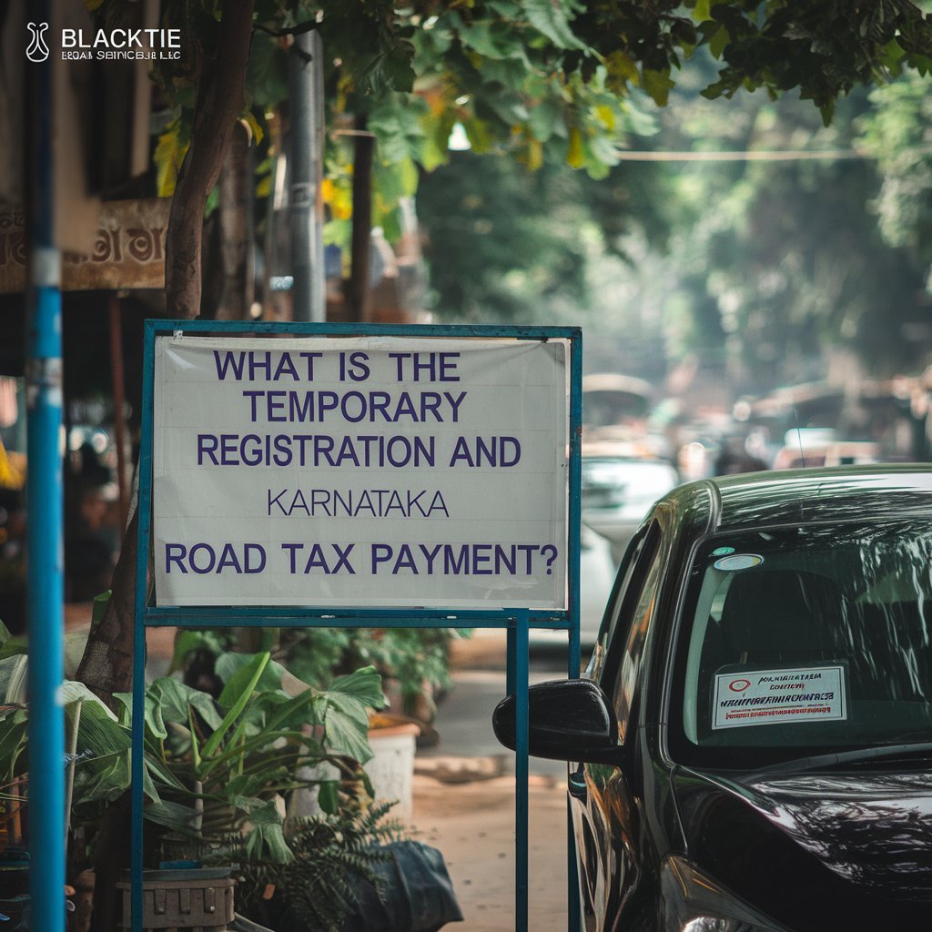 What is the Temporary Registration and Karnataka Road Tax Payment?