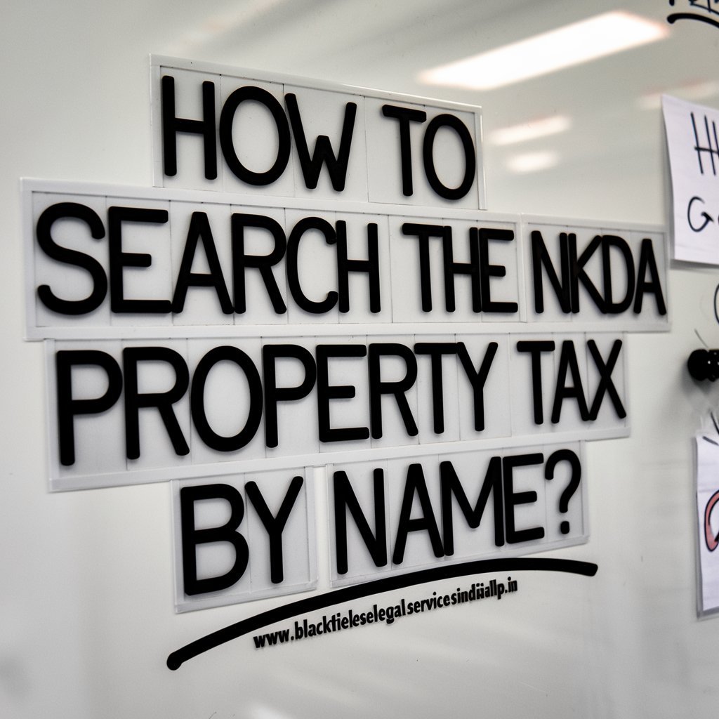 How to Search the NKDA Property Tax by Name?