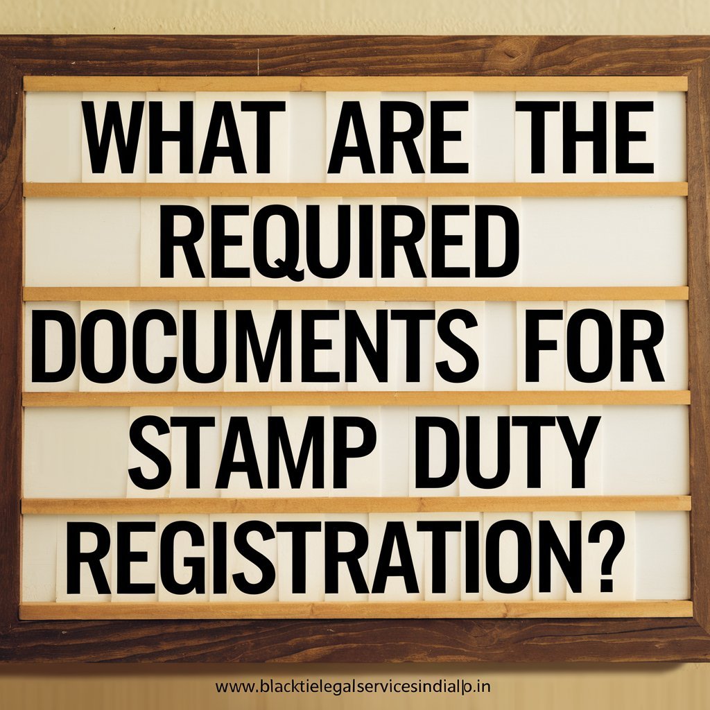 What are the Required Documents for Stamp Duty Registration?