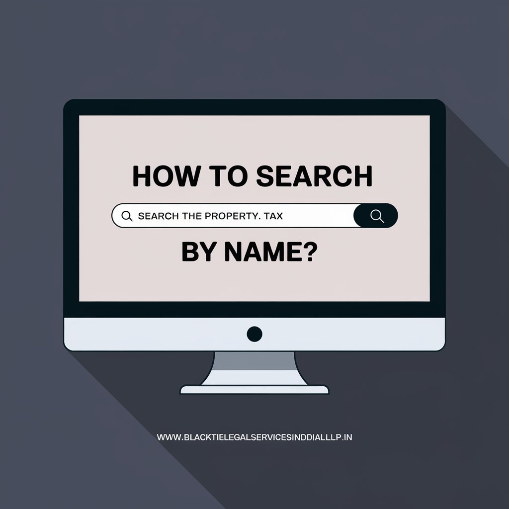 How to Search the Property Tax by Name?