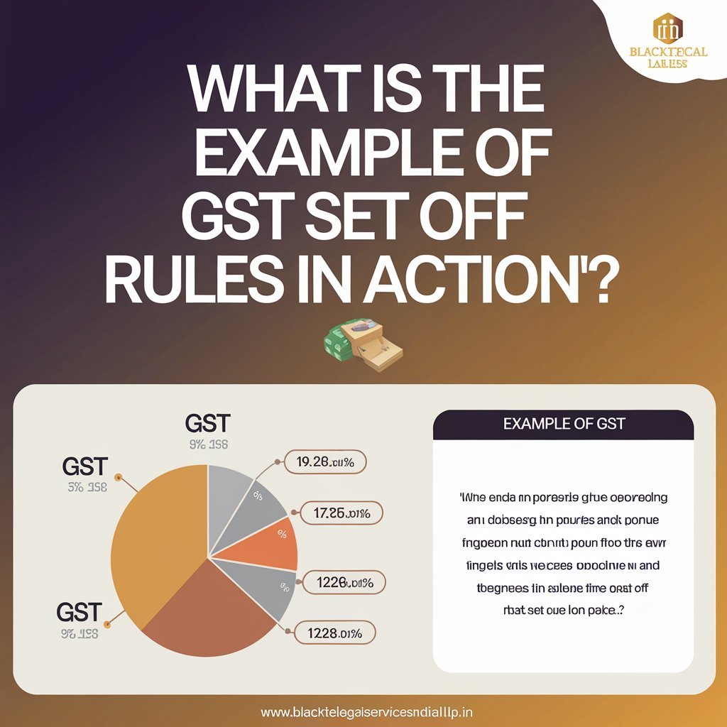 What is the Example of GST Set Off Rules in Action?