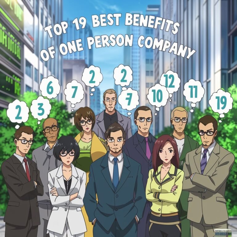 Top 19 Best Benefits of One Person Company