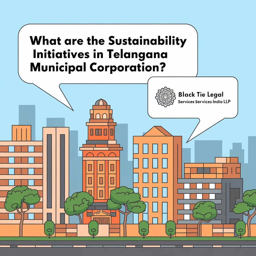 What is the Sustainability Initiatives in Telangana Municipal Corporation?