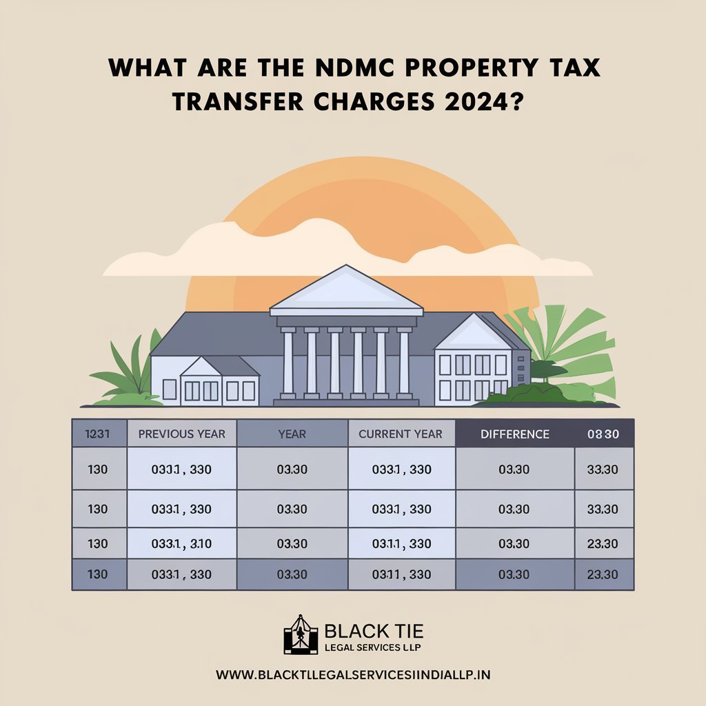 What are the NDMC Property Tax Transfer Charges 2024?