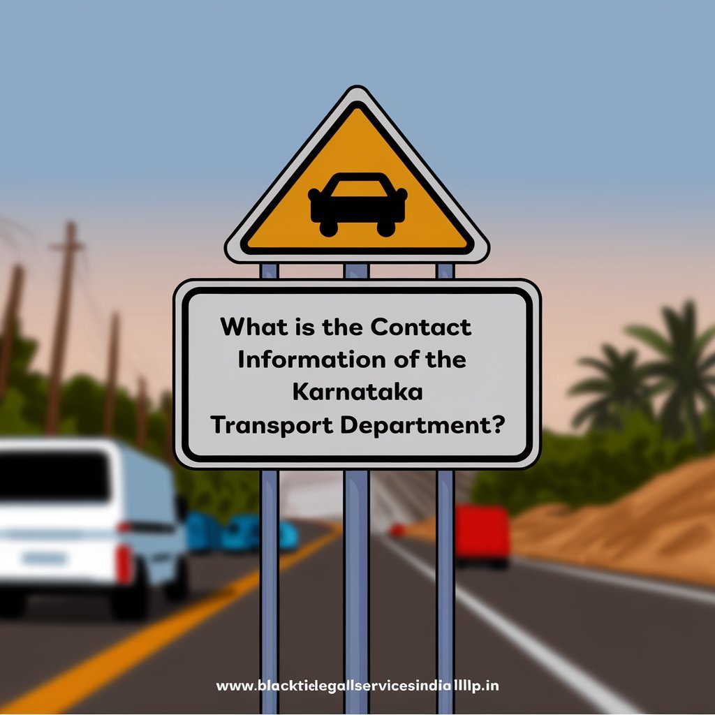 What is the Contact Information of the Karnataka Transport Department?