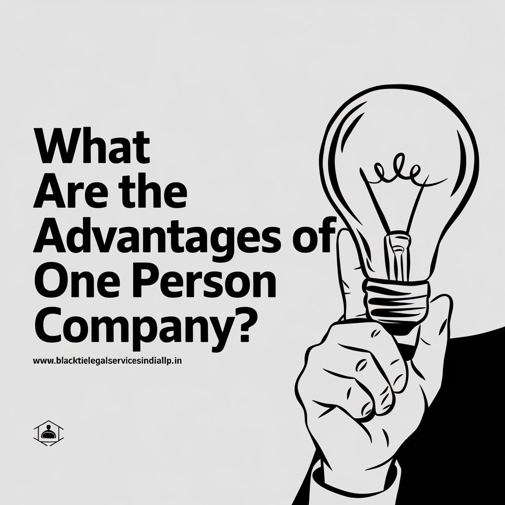 What are the Advantages of One Person Company?