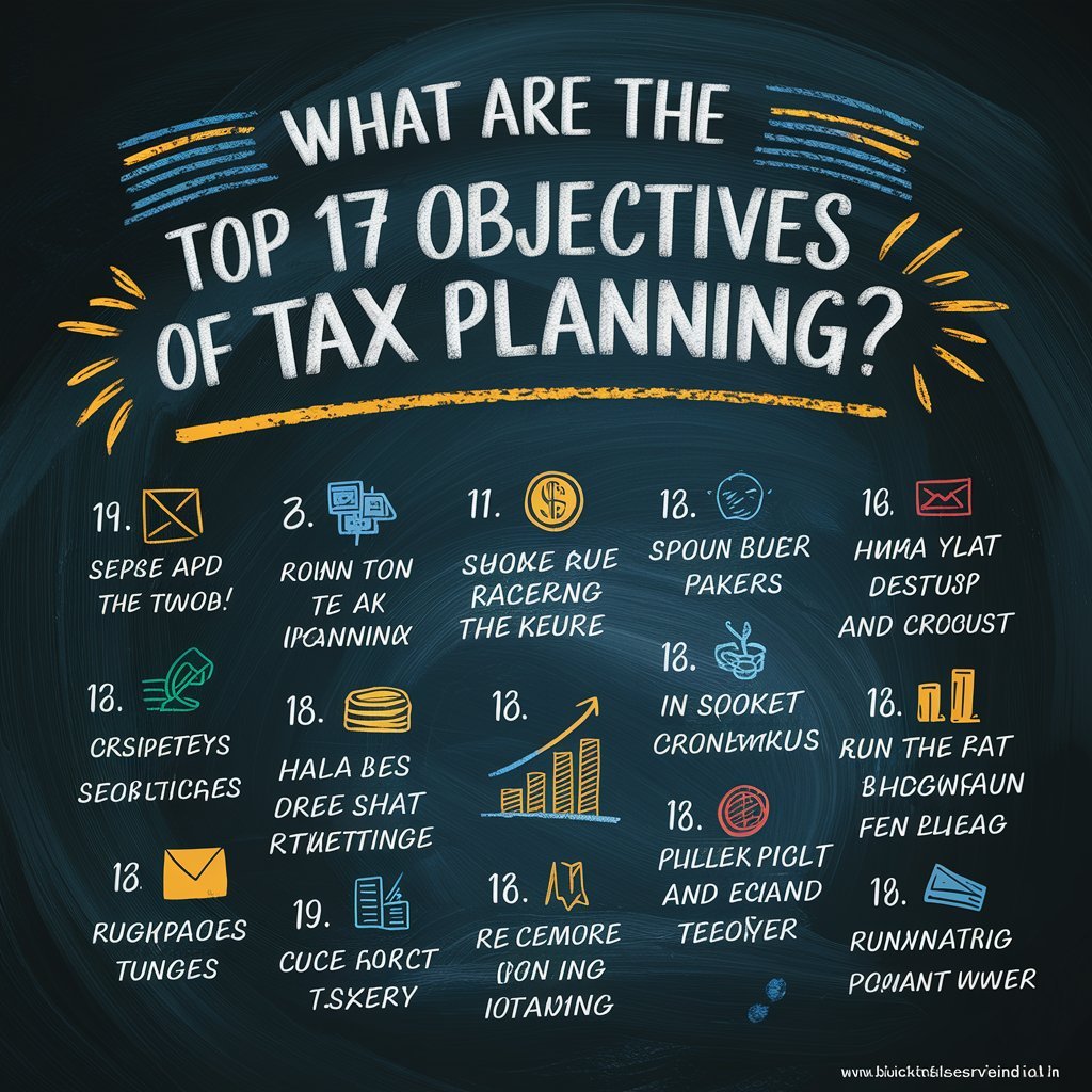 What are the Top 17 Objectives of Tax Planning?