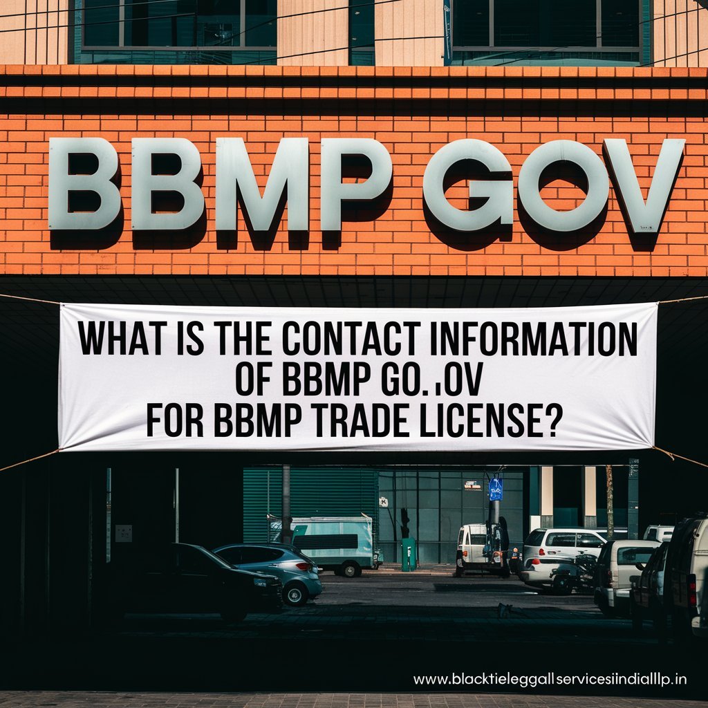 What is the Contact Information of BBMP GOV For BBMP Trade License?