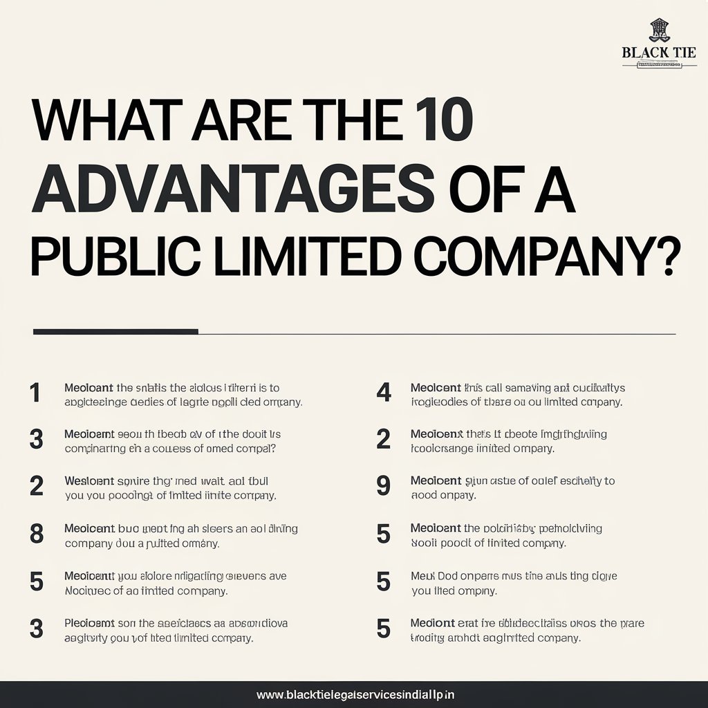 What are the 10 Advantages of a Public Limited Company?