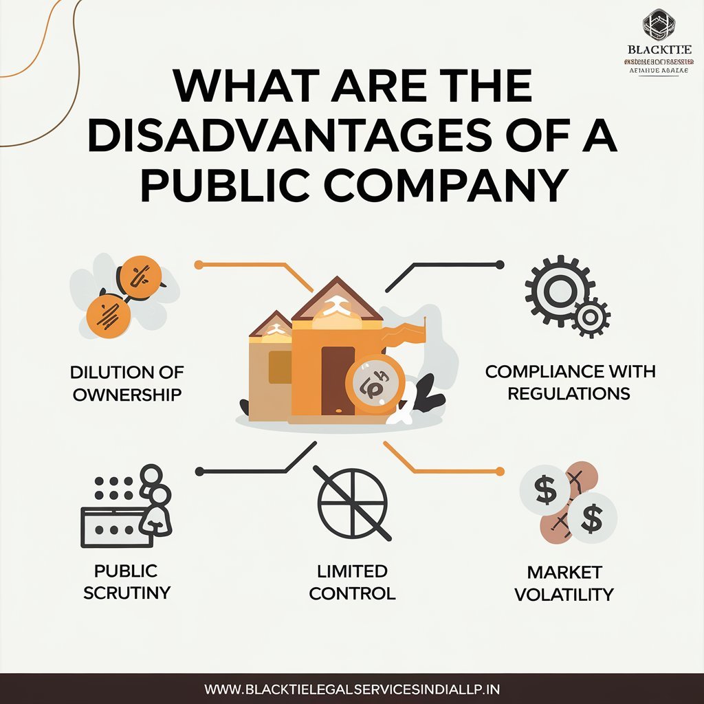 What are the 5 Disadvantages of a Public Company?