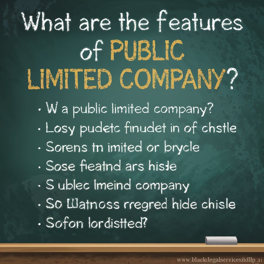 What are the Features of Public Limited Company?