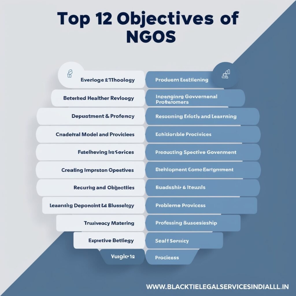 What are the Top 12 Objectives of NGOs?