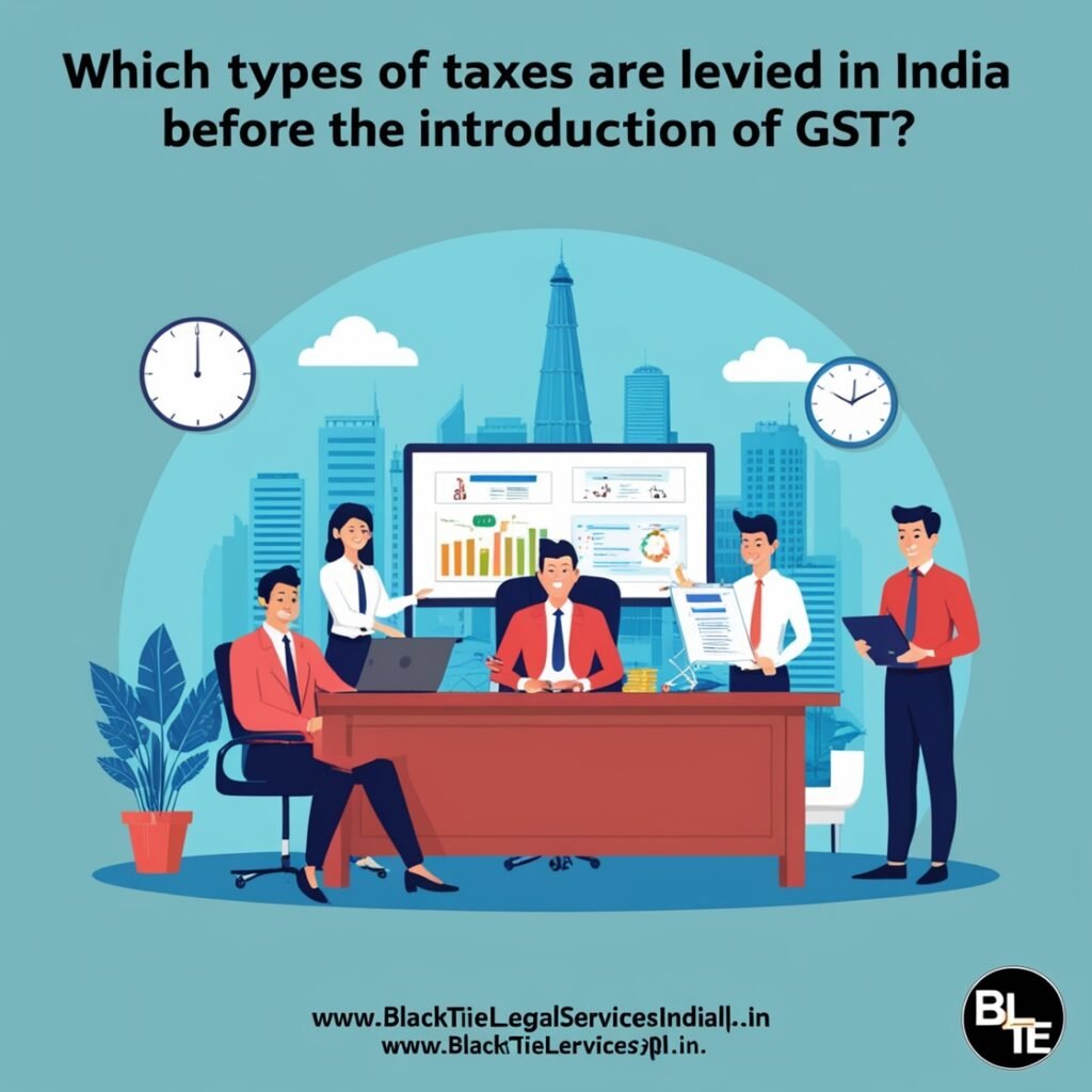 Which Types of Taxes are Levied in India Before the Introduction of GST?