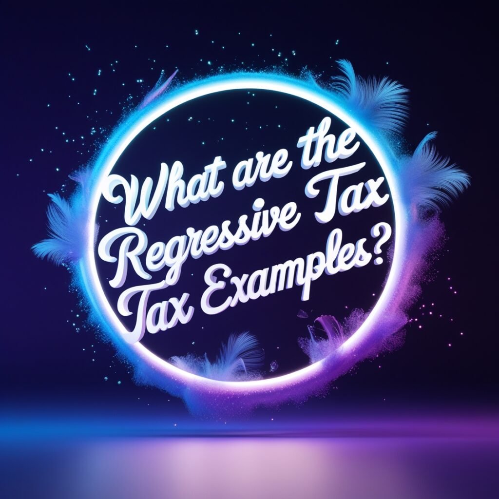 What are the Regressive Tax Examples?