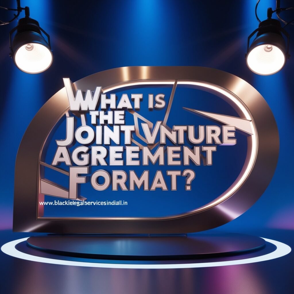 What is the Joint Venture Agreement Format?