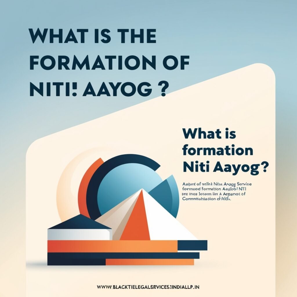 What is the Formation of NITI Aayog?